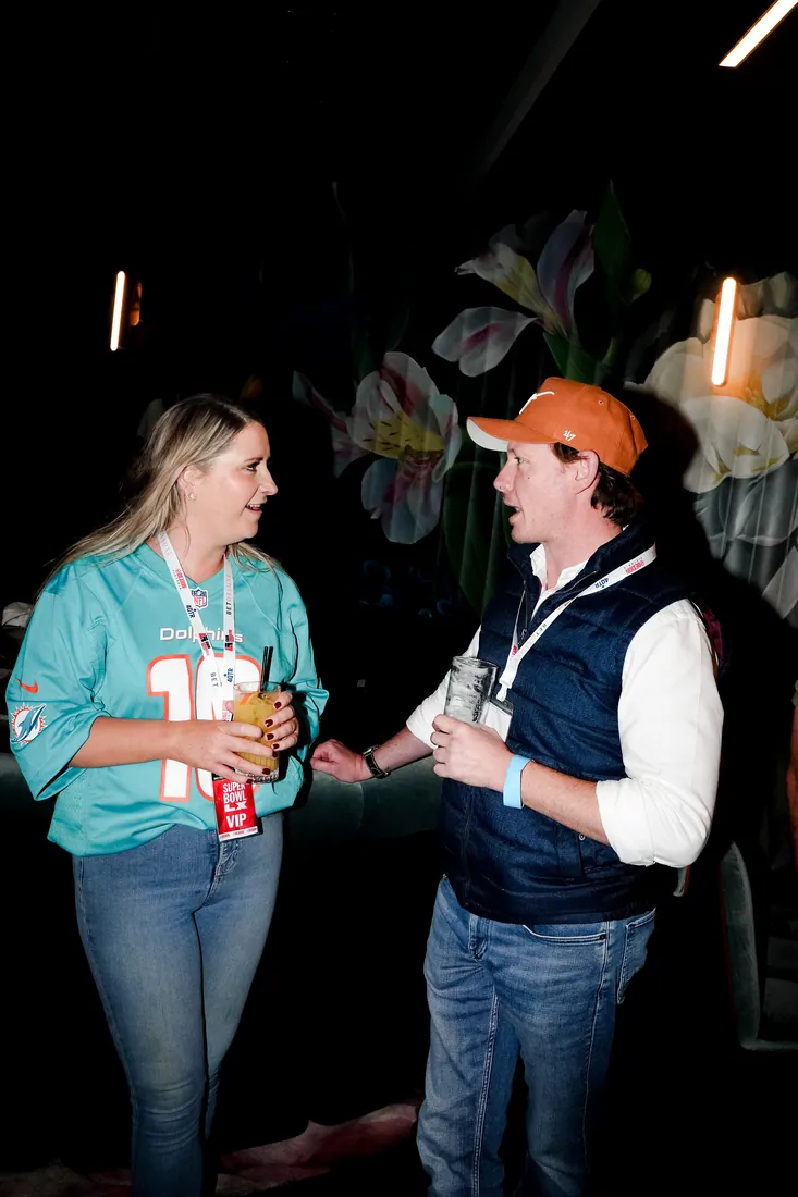 Guests at the NFL Super Bowl 2026 event