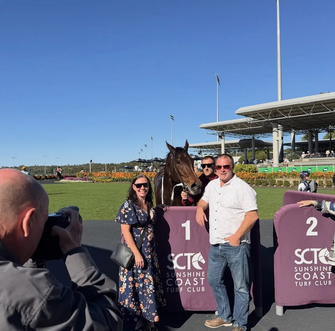 Guests at the races at Sunshine Coast Turf Club