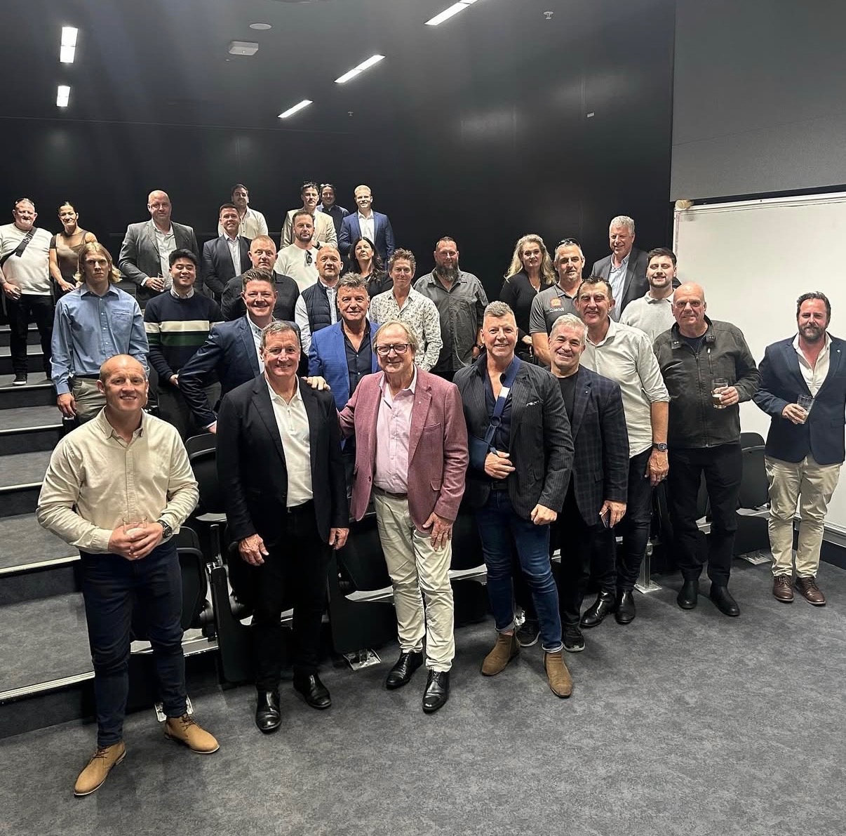 Guests gathered at a 4QTR corporate event