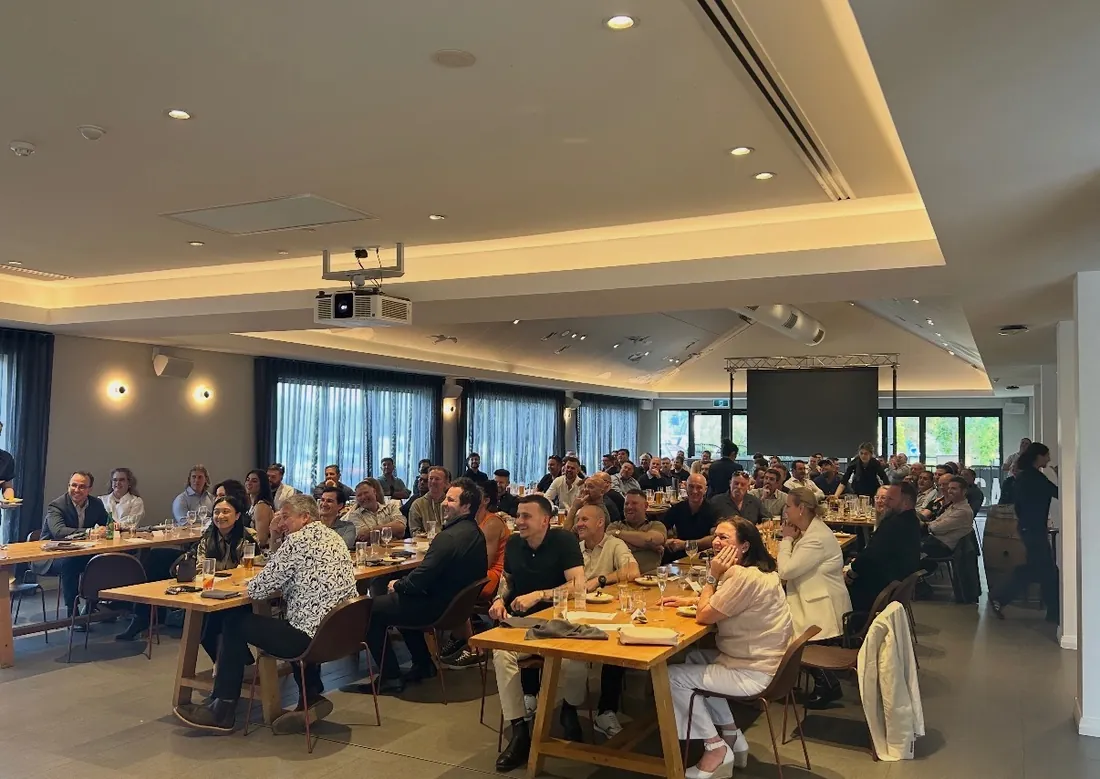 Guests enjoying the Perth event together