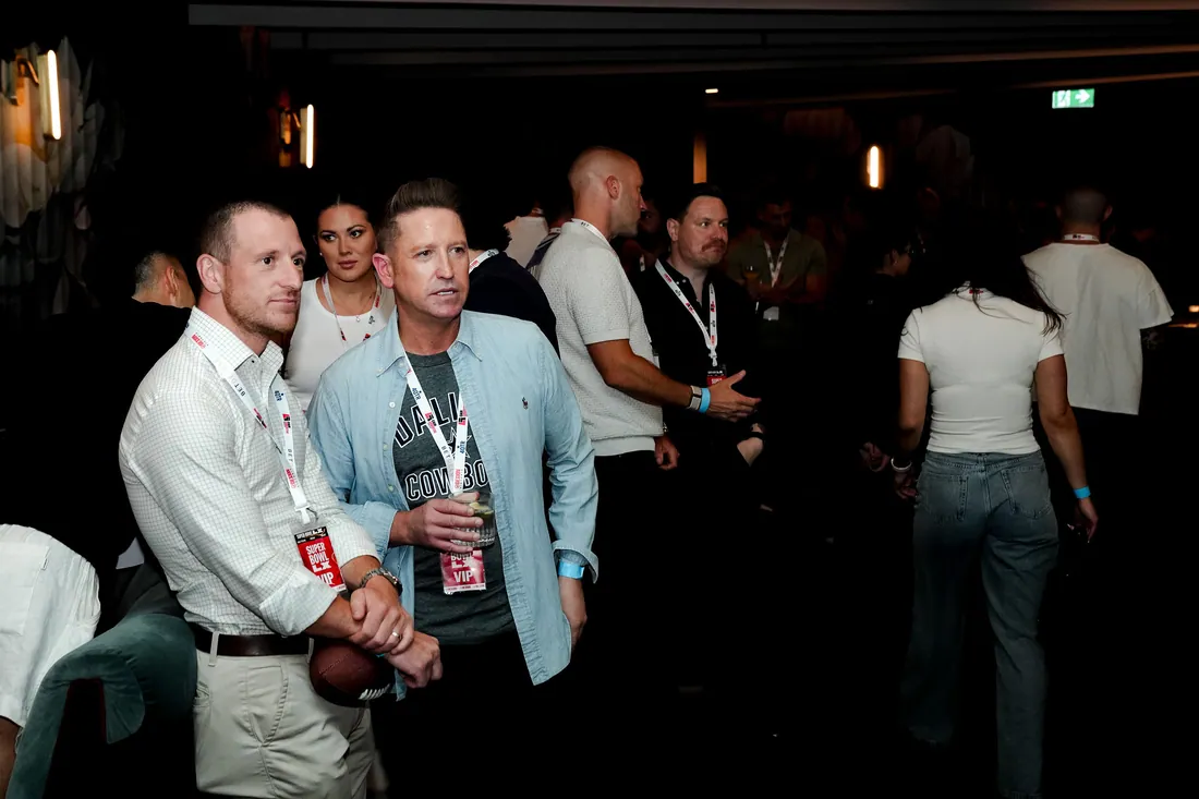 Guests at the NFL Super Bowl 2026 event