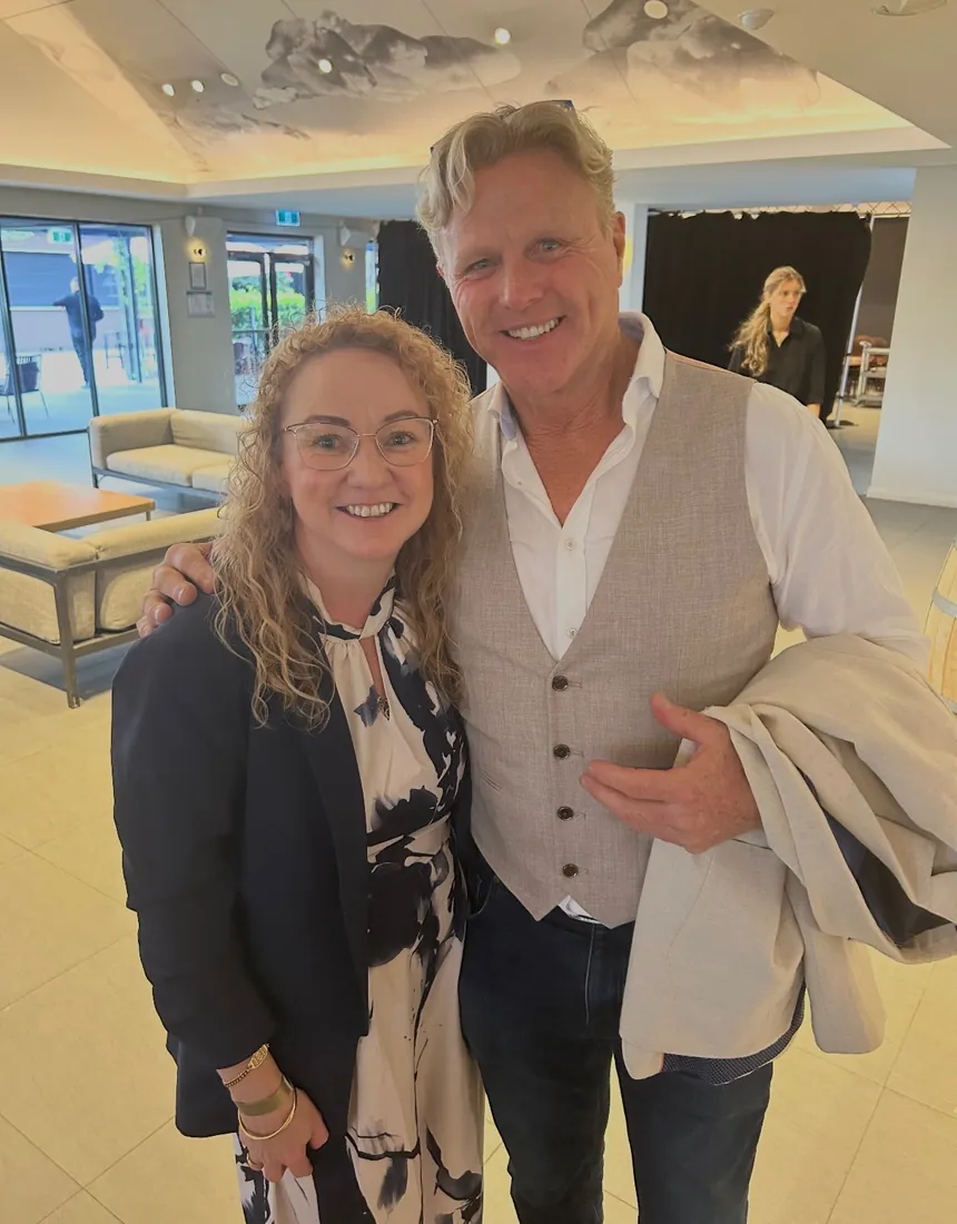 Two guests together at the AFL Grand Final Week - Perth lunch