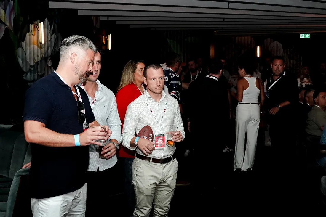 Guests at the NFL Super Bowl 2026 event