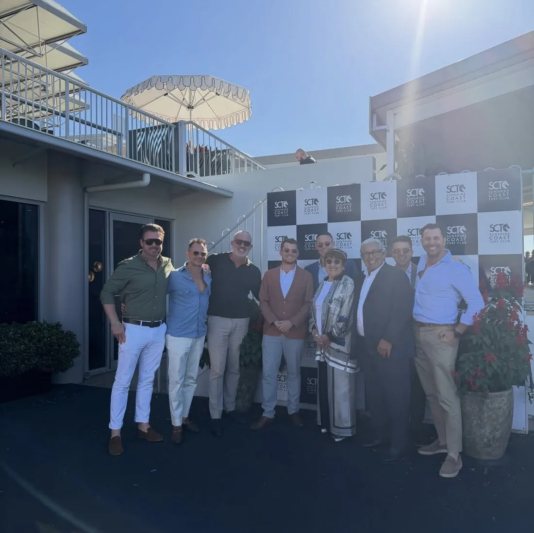 Guests photographed at the Sunshine Coast Turf Club
