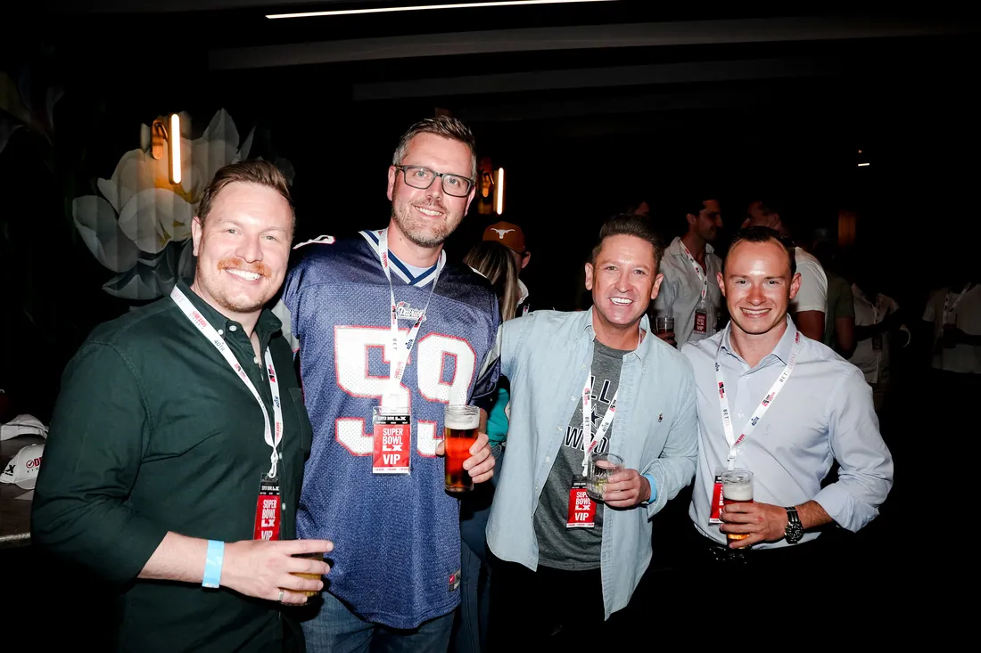 Guests at the NFL Super Bowl 2026 event