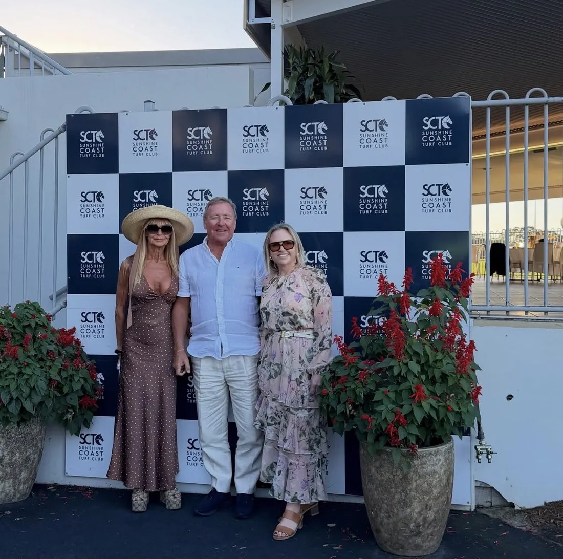 Guests photographed at the Sunshine Coast Turf Club