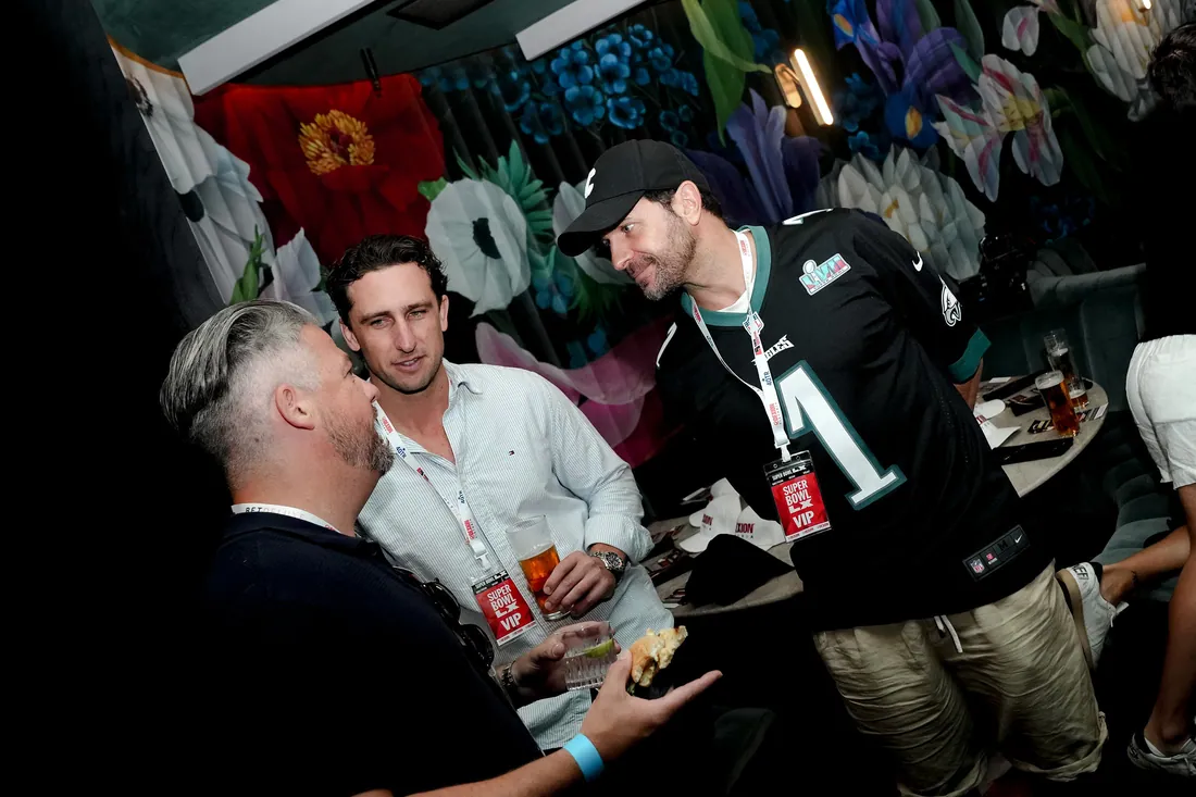 Guests at the NFL Super Bowl 2026 event