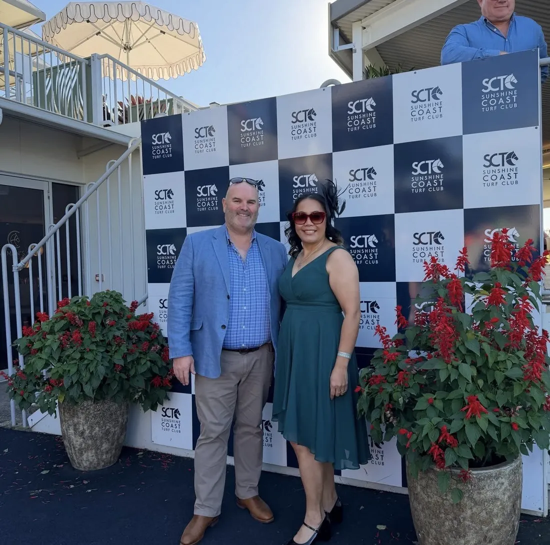 Guests photographed at the Sunshine Coast Turf Club