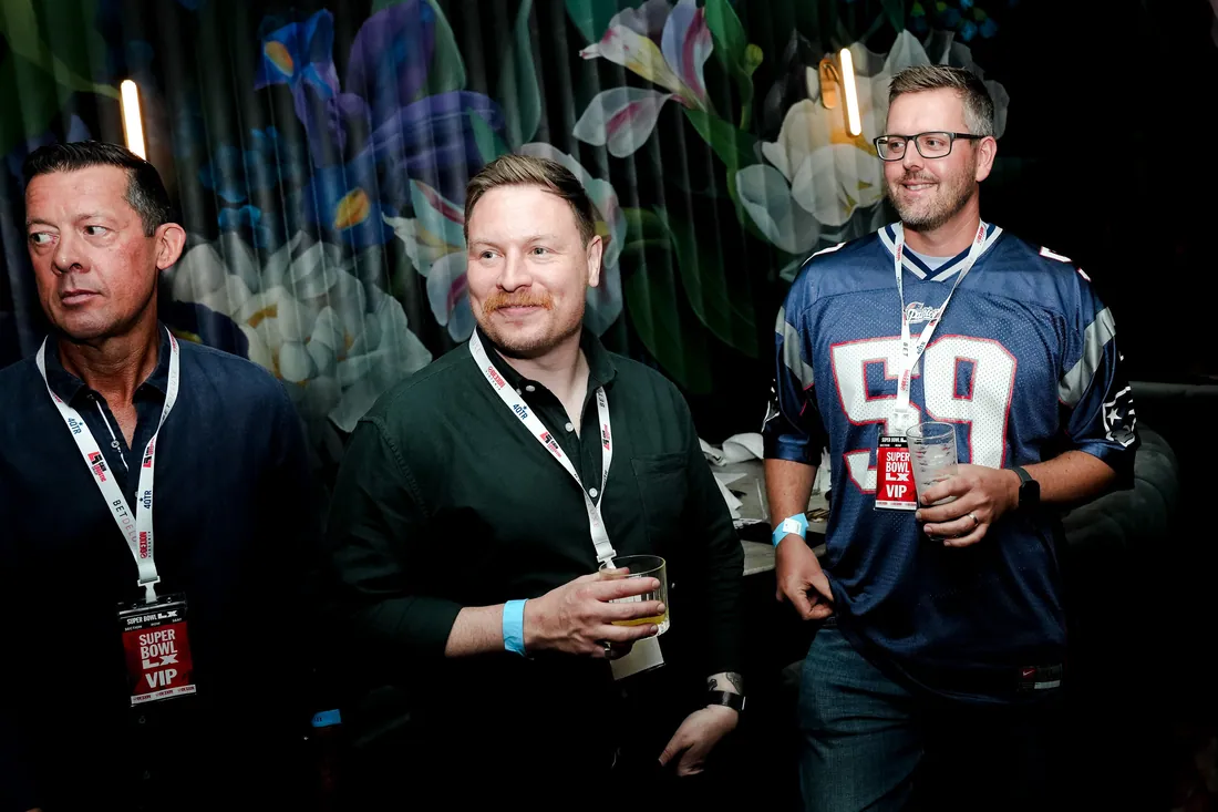 Guests at the NFL Super Bowl 2026 event